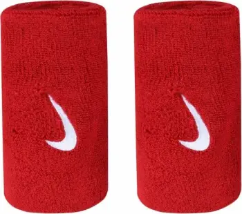 Banderola dore Nike Swoosh Doublewide, set 2 copë, 13cm, të bardha