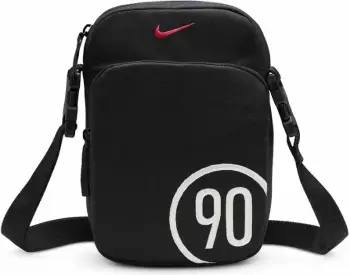 Çantë shpatulle Nike Heritage T90, uniseks, material tekstili, e zezë