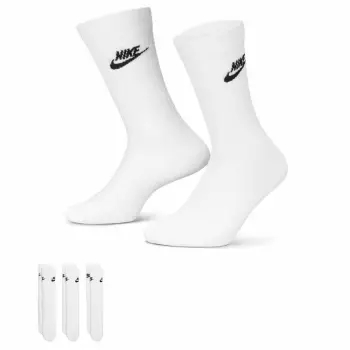 Çorape Nike NK NSW Everyday Essentials CR DX5025 100, set 3 palë, sportive, të bardha