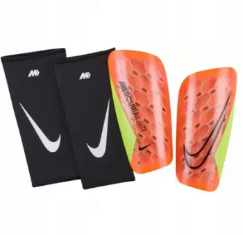 Mbrojtëse këmbësh Nike Mercurial Lite, me mëngë elastike, ultra të holla, të bardha
