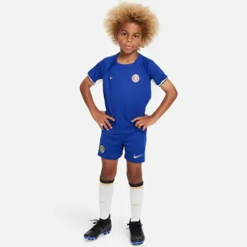 Set futbolli Nike Chelsea FC Stadium Home Jr 2023/24, për fëmijë, blu