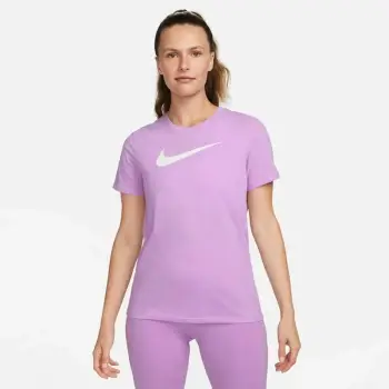 Bluzë sportive Nike DF Swoosh W FD2884-532, teknologji Dri FIT, për femra, rozë