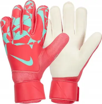 Doreza portieri Nike Match HQ0257 850, shkumë kapëse, mbyllje me shirit, të kuqe