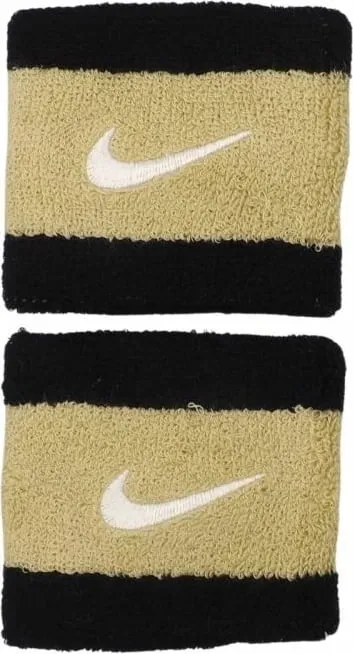 Byzylyk sportiv Nike Swoosh, set 2 copë, 6.5 cm, i zi - 1