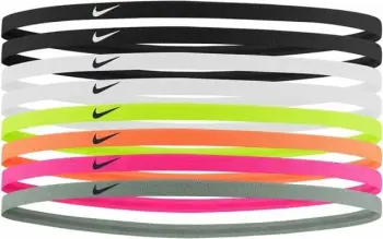 Shirit flokësh Nike Headbands 3 Pack N0002560114OS, set 3 copë, me silikon kundër rrëshqitjes, shumëngjyrësh
