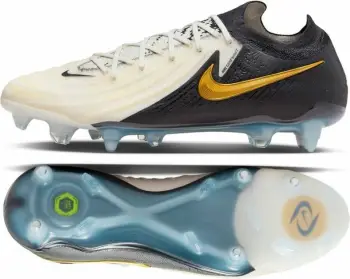 Këpucë futbolli Nike Phantom GX II Elite SG, burrash, të bardha e të zeza