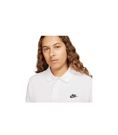 Maicë polo për meshkuj Nike, e bardhë - 3