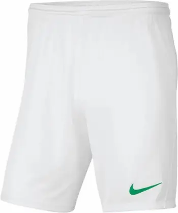 Pantalona të shkurtra sportive Nike Y Park III Jr BV6865 102, fëmijë, Dri FIT, të bardha