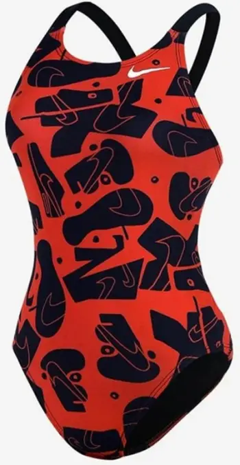 Rroba banje njëpjesëshe Nike Multiple Prints W NESSC050-631, për femra, e kuqe