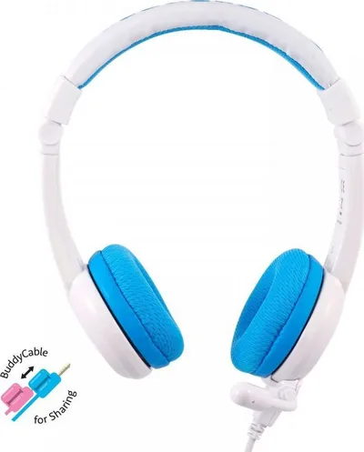 Kufje ONANOFF BuddyPhones School Plus, Wired, 85dB, të bardha - 4