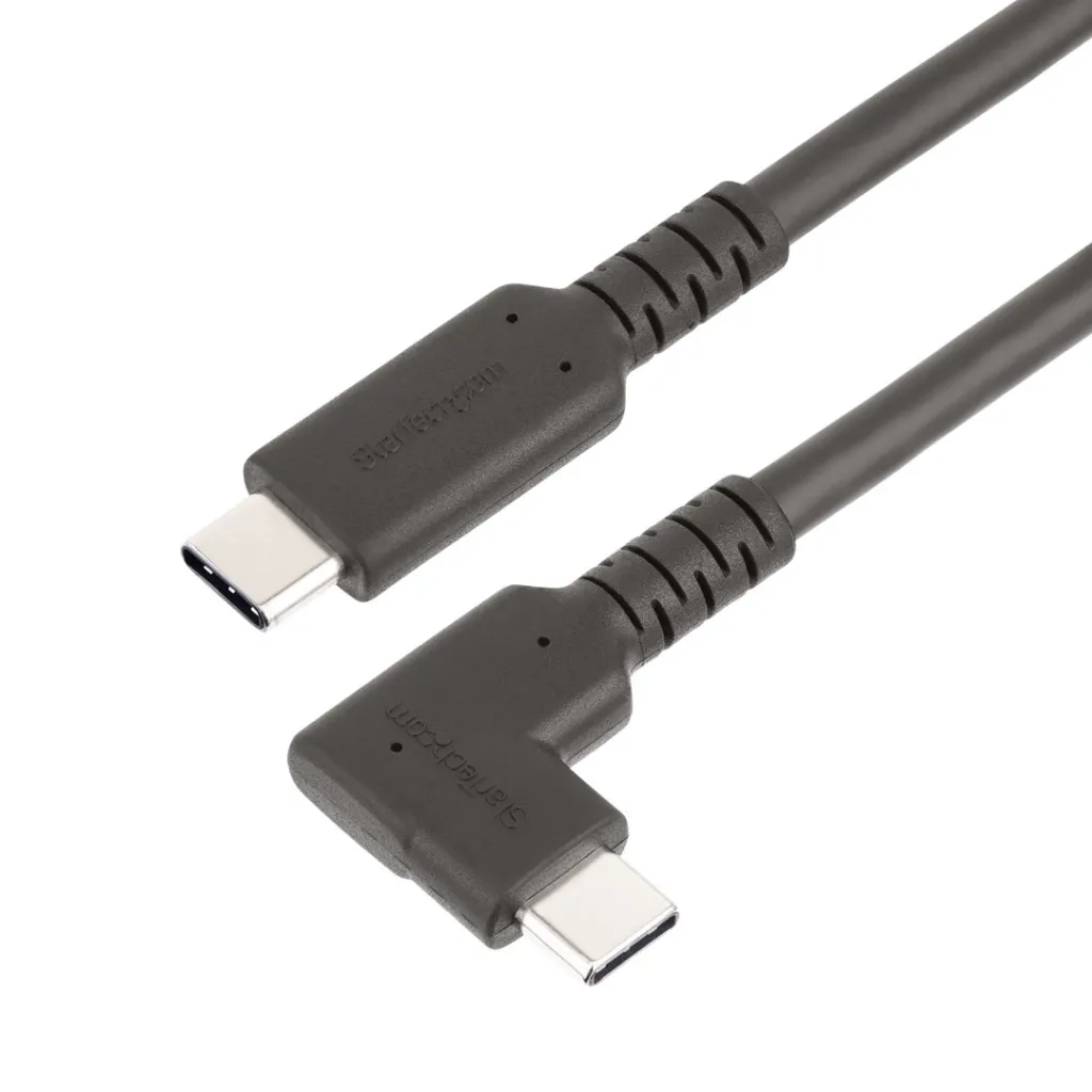 Kabllo USB-C StarTech, 2m, 100W, 4K@60Hz, e zezë - 1