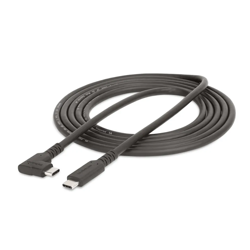 Kabllo USB-C StarTech, 2m, 100W, 4K@60Hz, e zezë - 11