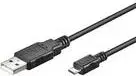 Kabllo Good Connections USB-A në microUSB, 1.8m, e zezë