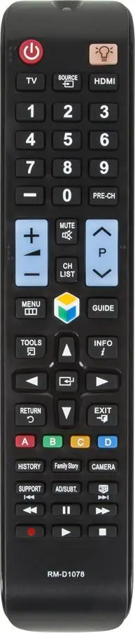 Telekomandë universale Pilot PIL1030 për TV Samsung LCD LED, e zezë