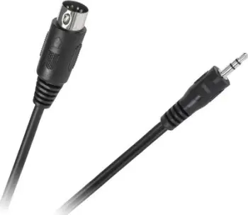 Kabllo AV, Din - Jack 3.5 mm, 1. m, e zezë