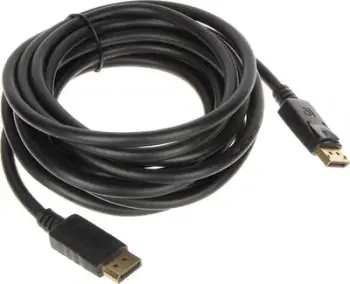 Kabllo DisplayPort 5m (DP-W / DP-W-5.0M), e zezë