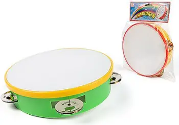 Def fëmijësh Marek Tambourine 5905392000568, plastik, me zile, shumëngjyrësh