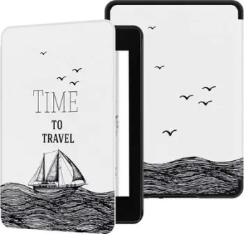 Mbrojtëse Strado Graphic për Kindle Paperwhite, e bardhë/e zezë