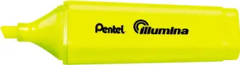Marker nënvizues Pentel Illuminia SL60 G, majë sheshi, i verdhë