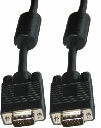 Kabllo VGA KPO3710-10, D-Sub në D-Sub, 10m, i zi