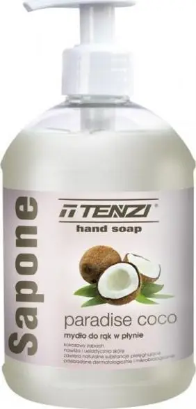 Sapun i lëngshëm Paradise Coco, me dozator, 0.5L, aromë kokosi