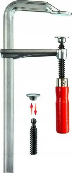Klemë çeliku Bessey GZ 300/140mm, hapje 300mm, thellësi 140mm