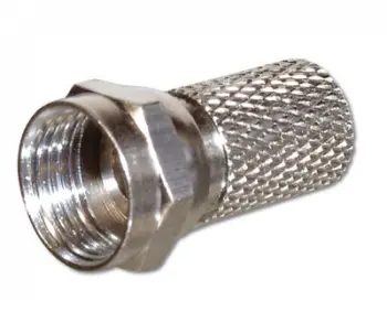 Konektor SAT PremiumCord F Plug, 6.5 mm, prerje 20 mm, metalik