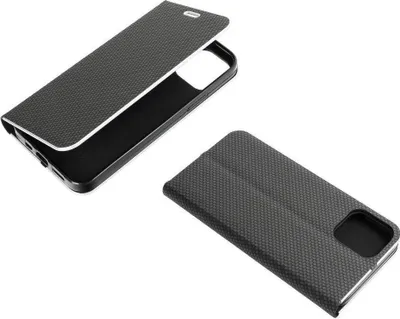 Kabllë telefoni Forcell LUNA Book Carbon, për Samsung A13 4G, e zezë - 5
