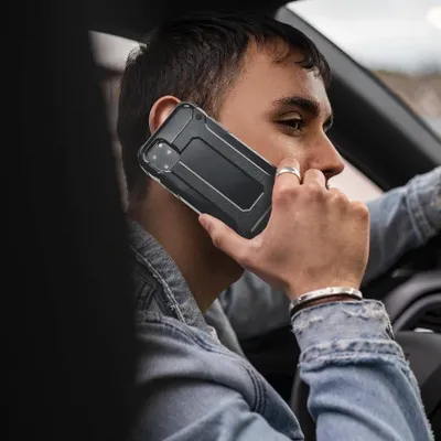 Kallëp mbrojtës Forcell Armor për Samsung Galaxy A13 5G, silikoni, i zi - 3