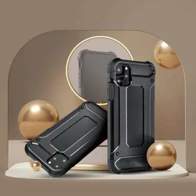 Kallëp mbrojtës Forcell Armor për Samsung Galaxy A13 5G, silikoni, i zi - 5