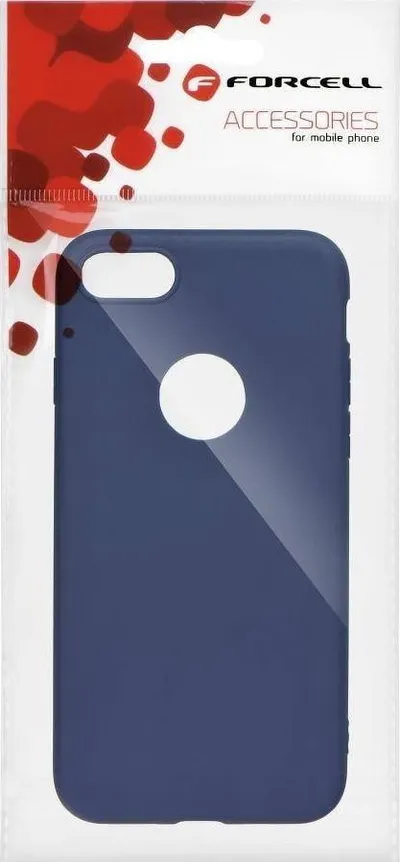 Këllëf telefoni Forcell Soft për iPhone 13 Pro, silikoni, blu e errët - 5