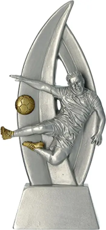 Figurinë dekorative futbolli Football Shooter, 18cm, e artë