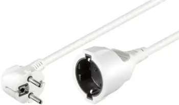 Zgjatues energjie Microconnect PE140200W, 1 dalje Schuko, 2 m, i bardhë