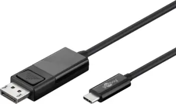 Kabllo Goobay USB-C në DisplayPort, 1.2 m, e zezë