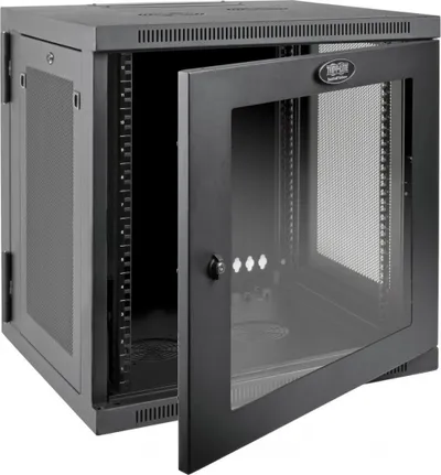 Kabinet rack muri Tripp Lite SRW12USDPG, 12U, derë akrilike, i zi - 2