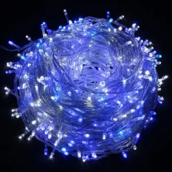 Drita dekorative për bredh pa model, 100 LED, blu