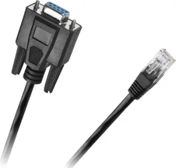 Kabllo RS232 në RJ45, 1.8m, e zezë