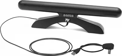 Antena e brendshme TV Barczak SONUS+, USB, me përforcues sinjali, e zezë - 2
