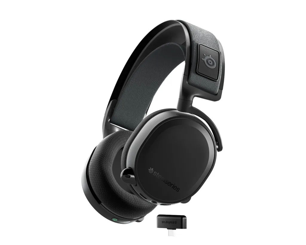 Kufje SteelSeries Arctis 7+, USB Type-C, të zeza - 1