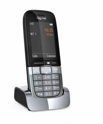 Telefoni pa tel Gigaset SL850H Pro, ekran me ngjyra, profesional, i zi