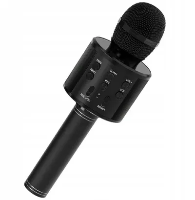 Mikrofon karaoke MajesticLine, me kabllo, i zi - 2