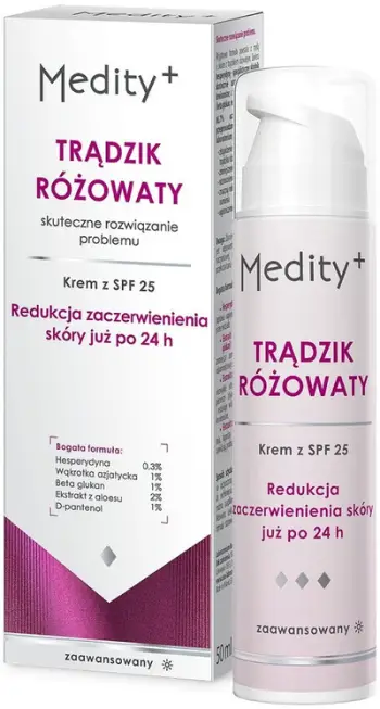 Krem dite për fytyrë Medity+ Rosacea SPF25, 50ml, femra