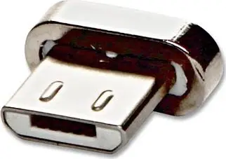 Adapter Micro USB për kabllot magnetike, 2.0, i argjendtë