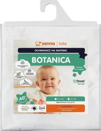 Mbulesë dysheku për fëmijë BOTANICA, 60X120, e hirtë