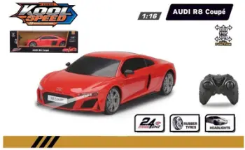 Makina me telekomandë Koolspeed Audi R8 Coupe DHTRC10506GN, me bateri, për fëmijë 3+, shumëngjyrëshe