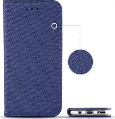 Mbrojtëse Smart Magnet për Samsung Galaxy A12 dhe M12, FLIP, e kaltër - 4