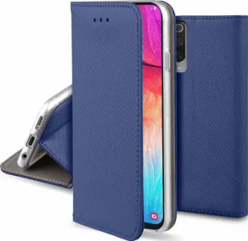 Mbrojtëse Smart Magnet për Samsung Galaxy A12 dhe M12, FLIP, e kaltër