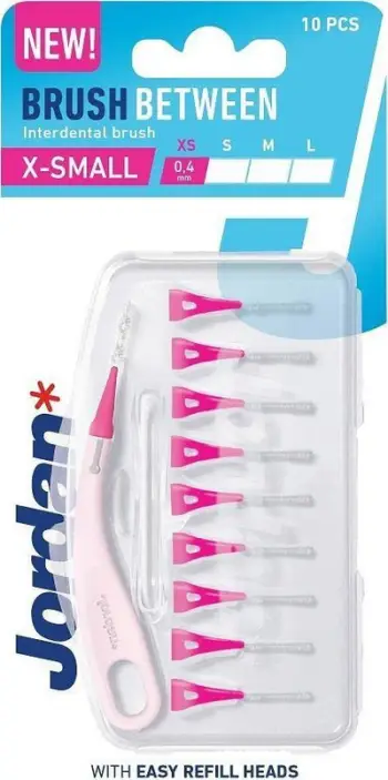 Furça interdentale Jordan Brush Between XS, 10 copë