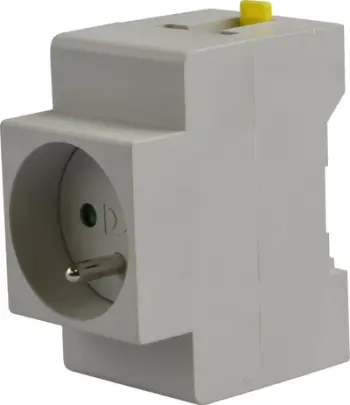 Prizë modulare Pawbol M.06-16A/250V, për shinë TH, 16A 250V, me tokëzim