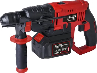 Çekiç elektrik Modeco MN-91-142, 18V, SDS-Plus, i kuq - 1